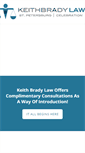 Mobile Screenshot of keithbradylaw.com
